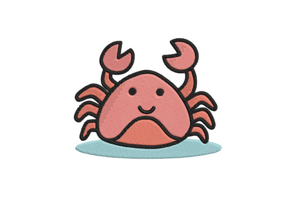 Cute Baby Animal Crab Cartoon