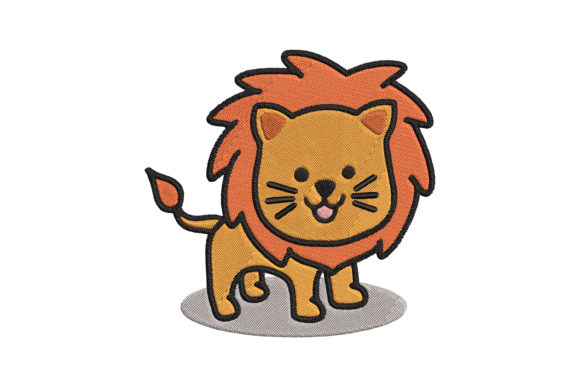 Cute Lion Animal Baby Cartoon