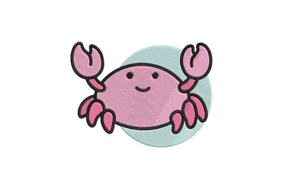 Cute Sea Animal Crab Cartoon