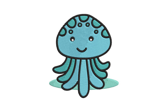 Cute Sea Animal Squid