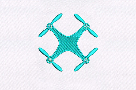 Drone Camera Embroidery Design