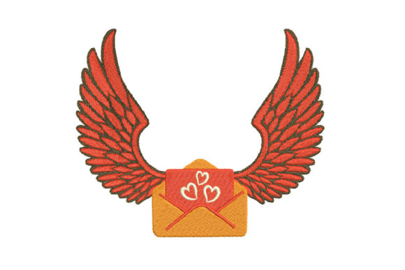 Flying Envelope with Wings