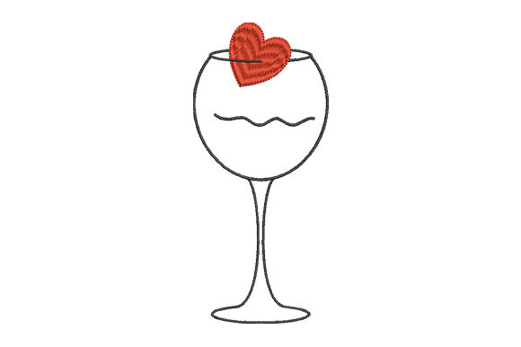 Heart and Wineglass